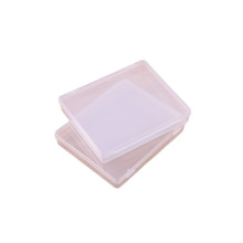 Plastic PP Square Transparent Jewelry Parts Fish Hook Fishing Tackle Plastic Box Storage Box